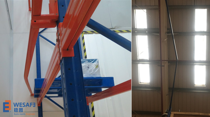 背檔杆及頂拉杆損壞