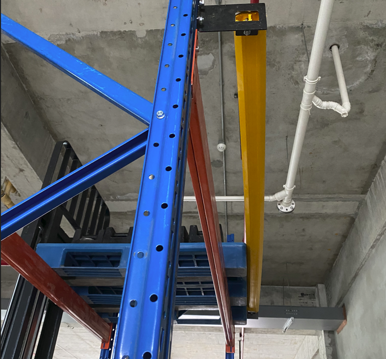 貨架彈性背檔杆