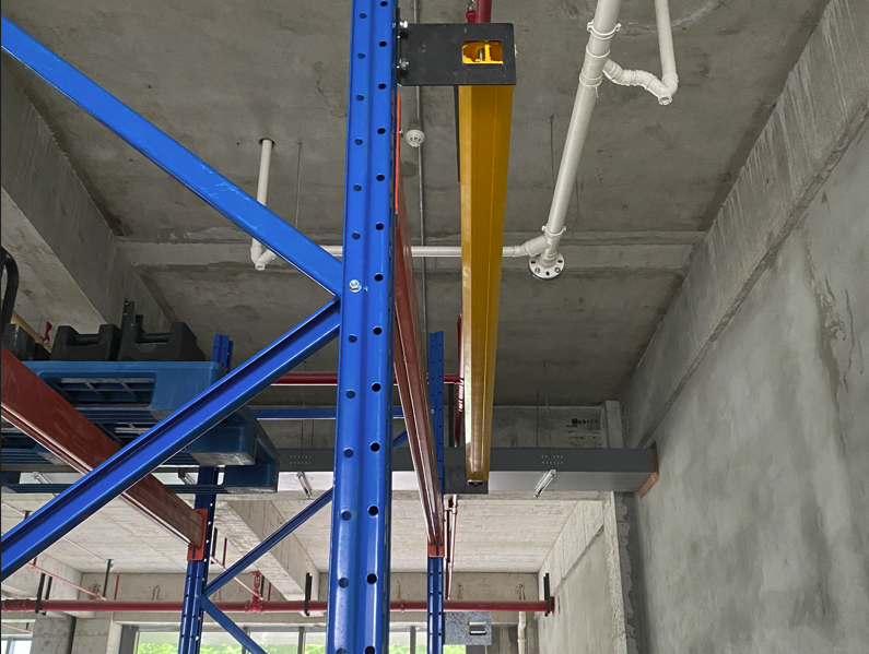 貨架彈性背檔杆